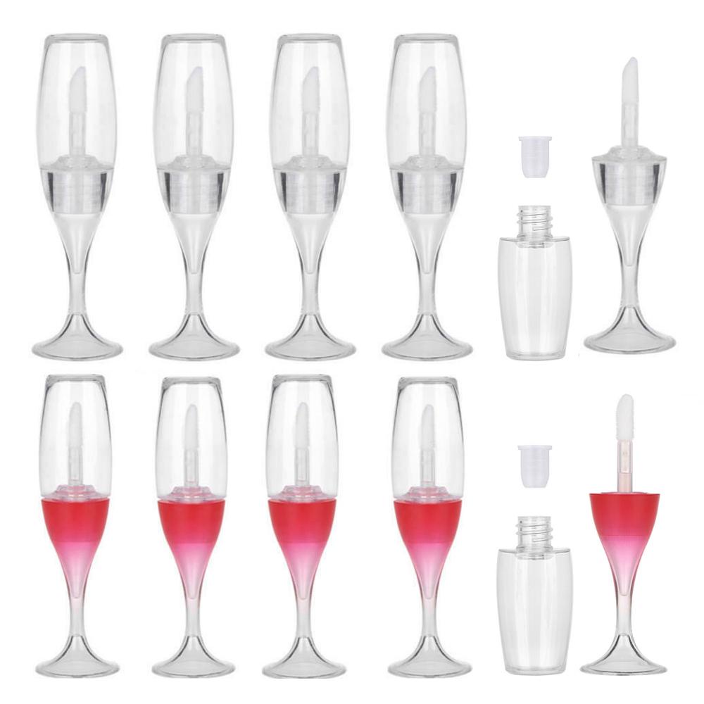 Bộ 5 Lọ Rỗng Đựng Son Bóng Trang Điểm DIY Hình Chai Rượu