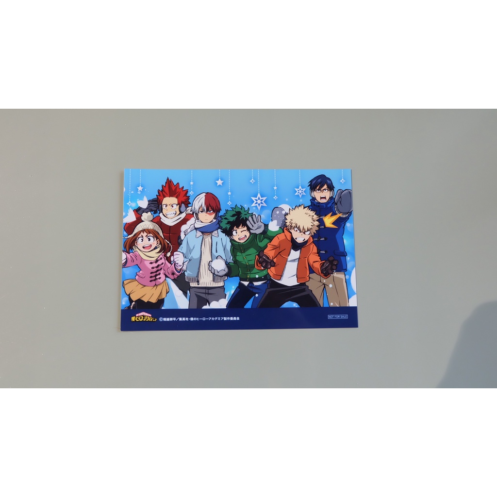 card/ tranh ảnh nhân vật anime - my hero academia chính hãng 2