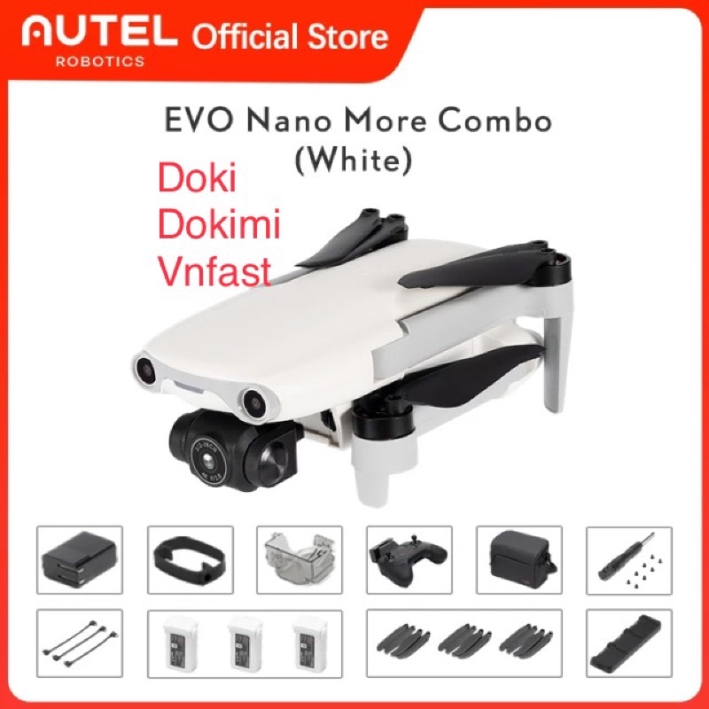 Flycam Autel Evo Nano - Autel Nano plus - tặng 32G - gimbal 3 trục Camera 4K nét - Cảm biến va chạm - Max 10km - Bh 12T