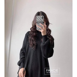 Đầm len đầy dịu dàng ấm áp basic