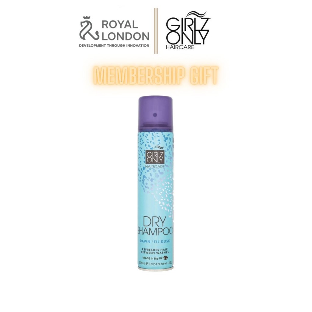 [MEMBERSHIP GIFT] Dầu Gội Khô Girlz Only Dawn 'Til Dusk 200ml