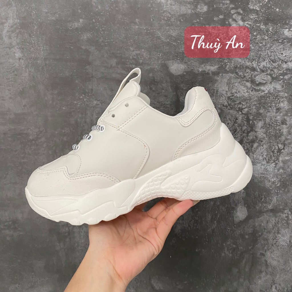 Giày đế độn MLB ny boston tăng chiều cao thể thao sneaker nam nữ Hot trend