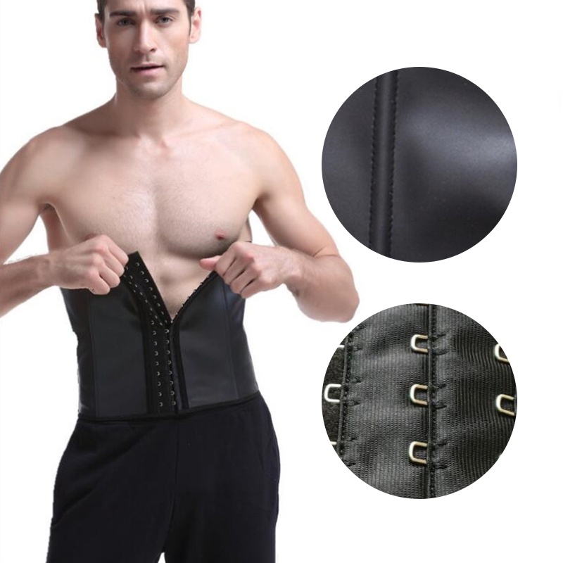 SUNNESS Áo Nịt Bụng Cao Su Mờ 9 Xương Cho Nam