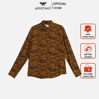 Áo sơ mi nam dài tay Aristino ALSM1309 hoàng hôn phản chiếu
