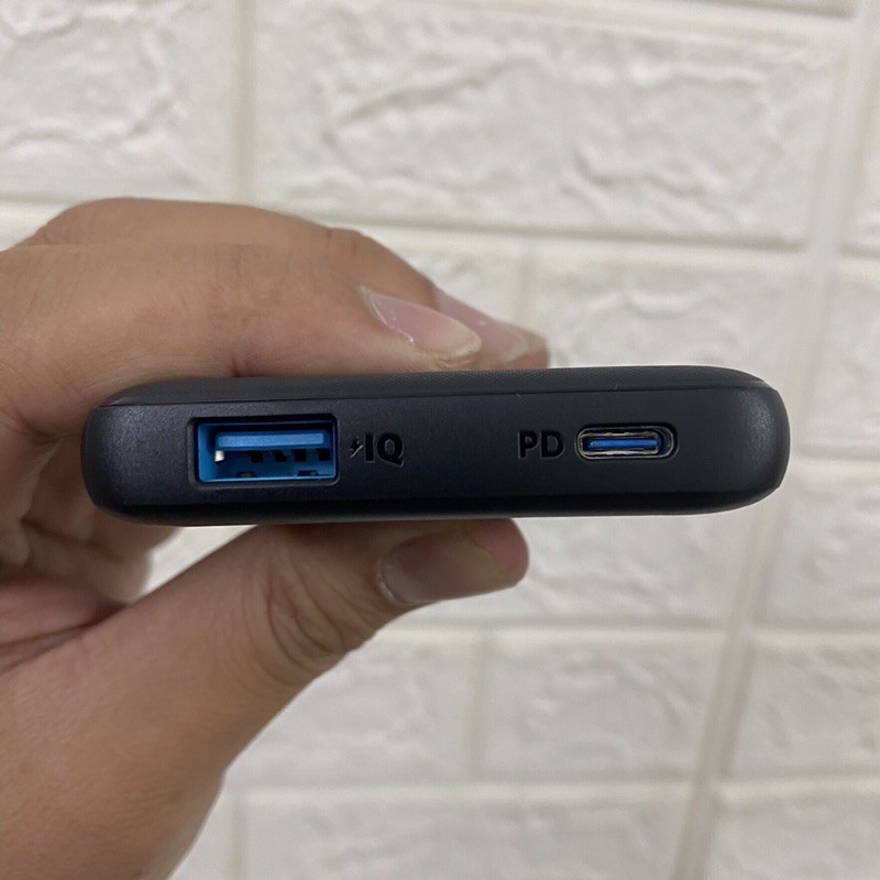 [Nobox]Sạc Dự Phòng Anker 10000mAh Chính Hãng A1231. Tặng Cáp Beat C To Lightning, Tặng Cáp USB To C