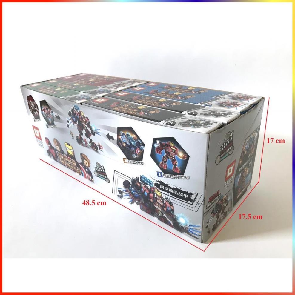 Bộ đồ chơi lắp ráp xếp hình non lego siêu anh hùng 76053/ người sắt hợp thể ironman/ spiderman