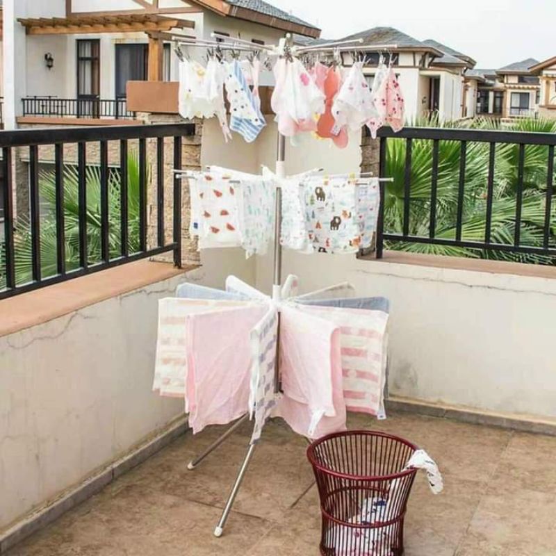 Cây phơi đồ 3 tầng