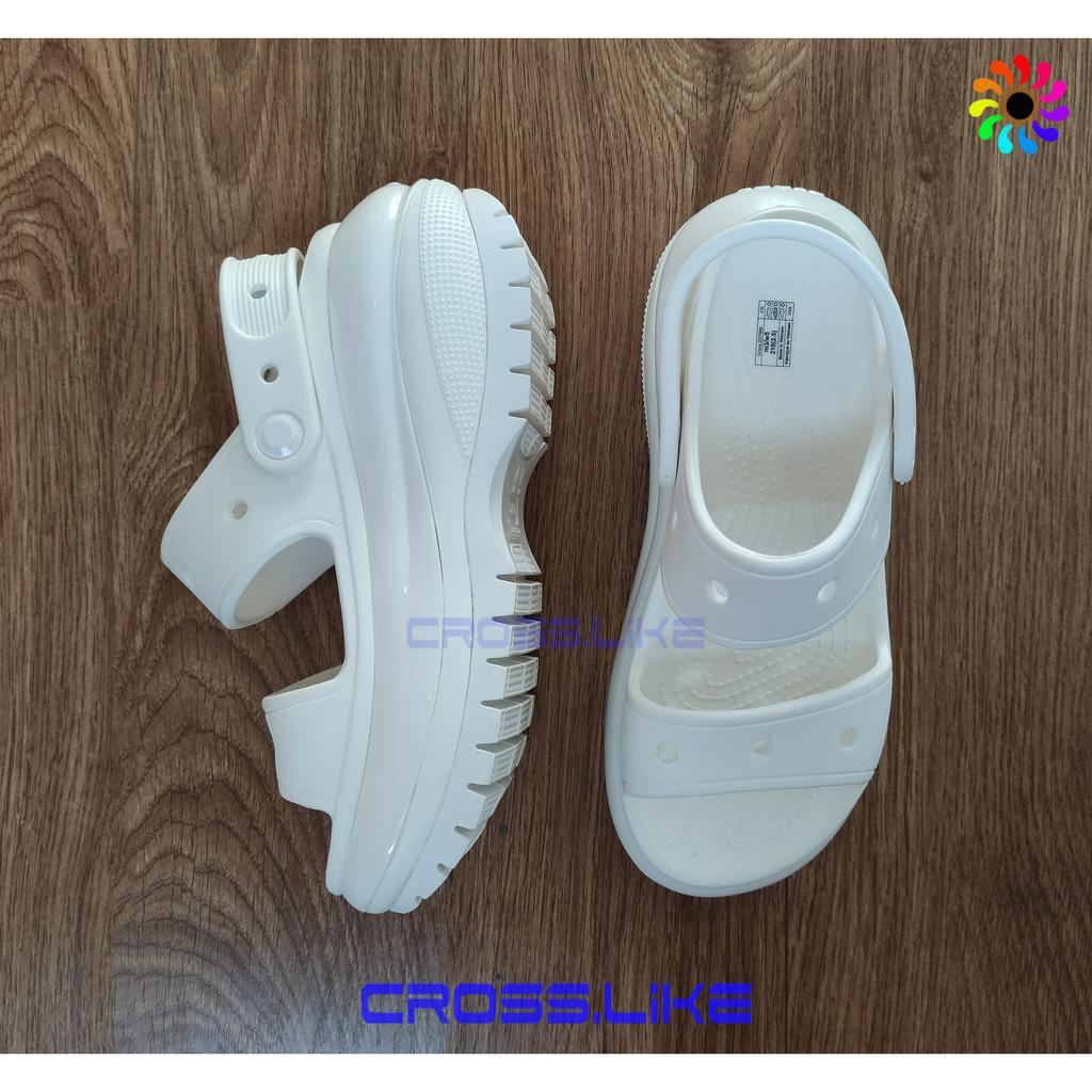 Sandal nữ CROSS Crush bóng , dép quai hậu cao 7cm cực tôn dáng, siêu bền, đi mưa thoải mái.