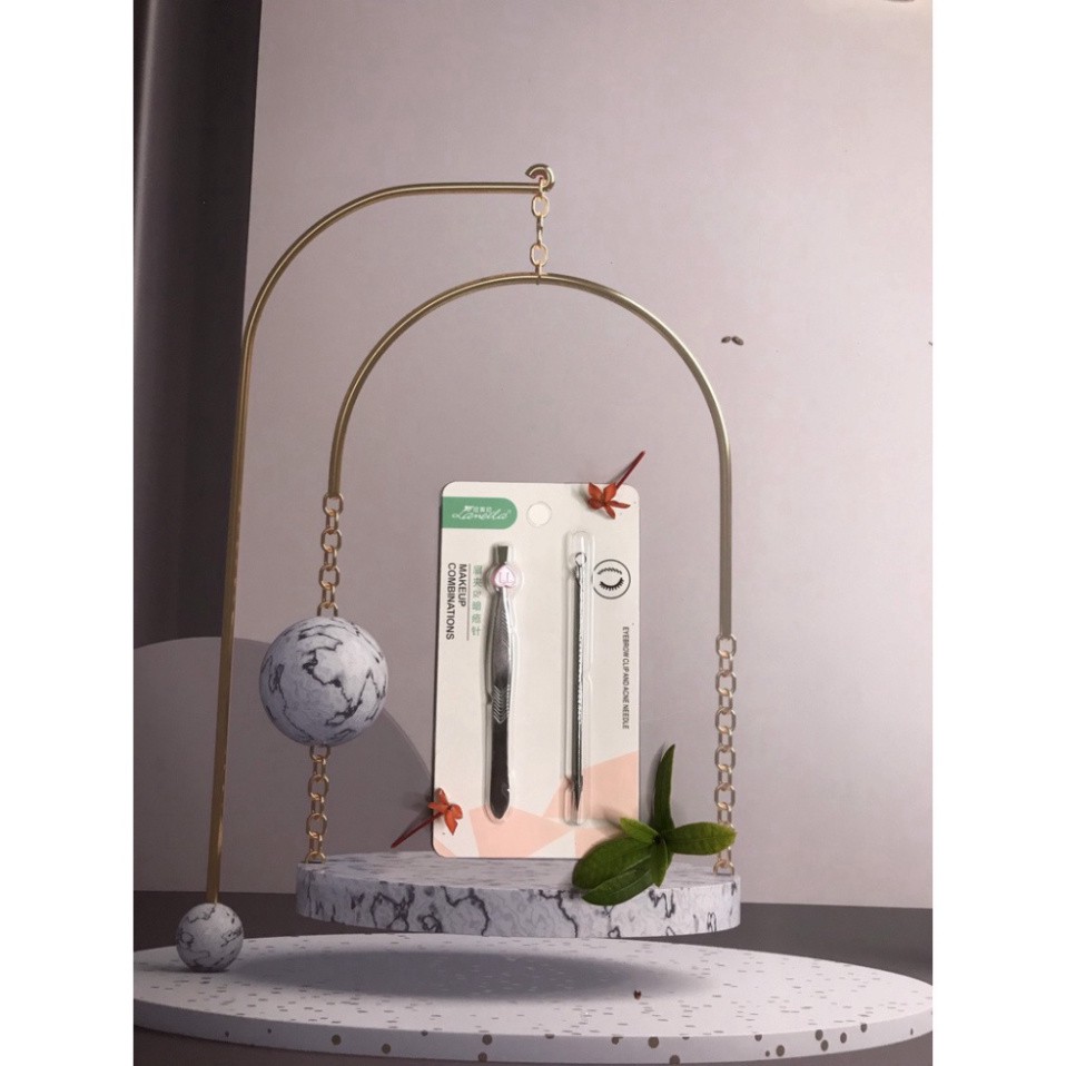 [ Q.Bình Thạnh] Combo nhíp gắp mụn + cây lấy mụn_chích mụn