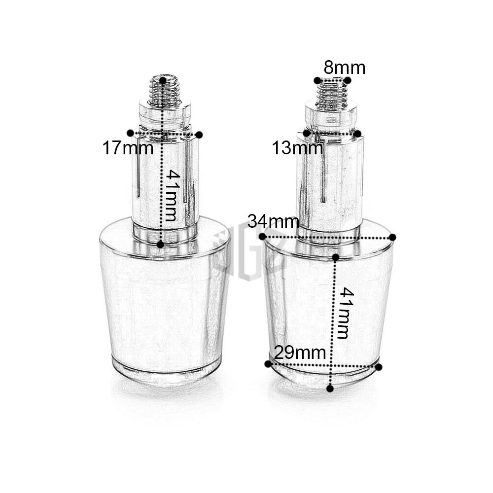 Nút Gắn Tay Lái Bằng Nhôm CNC Chuyên Dụng Cho Xe Mô Tô YAMAHA NVX155 125 NVX V1 V2 2017-2022