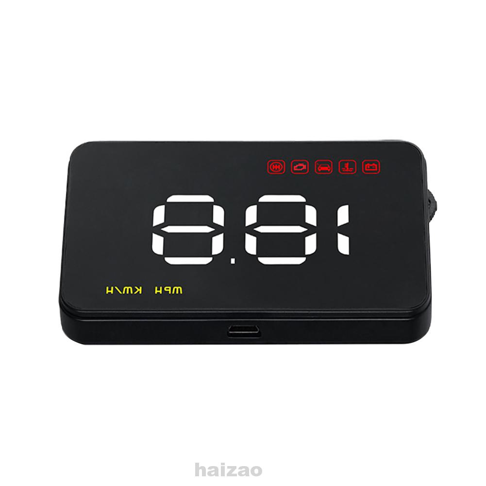 A100 Overspeed Alarm HUD Warning Car Universal Multifunction Head Up Display