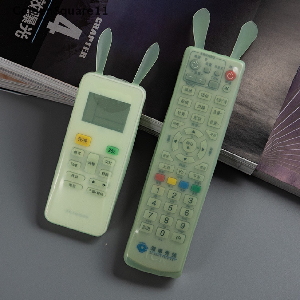Vỏ Bọc Điều Khiển TV / Điều Hòa Bằng Silicone Màu Dạ Quang Chống Bụi Goldsquare11