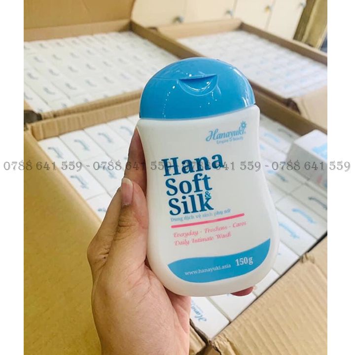 Dung Dịch Vệ Sinh Phụ Nữ Hana VB Soft Silk Hanayuki ⚡CHÍNH HÃNG⚡ Sạch Vùng Kín - Dịu Nhẹ Thơm Mát
