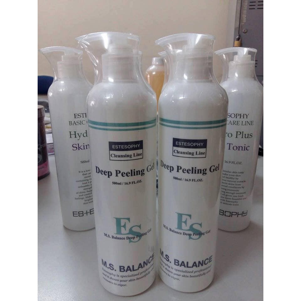 [CHÍNH HÃNG]GEL TẨY TẾ BÀO CHẾT ESTESOPHY  DÀNH CHO SPA THẪM MỸ VIỆN  CHAI LỚN SIEU TIET KIỆM
