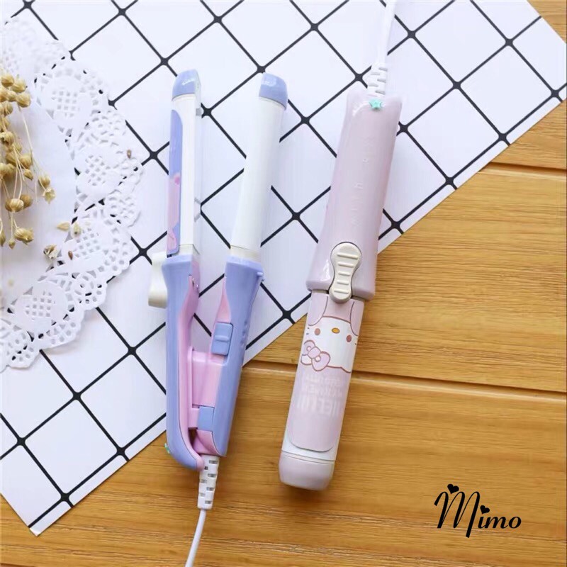 Máy làm tóc mini 2 in 1 tạo kiểu tóc duỗi uốn, xoăn ép nhiều mẫu hoạt hình cute dễ thương nhiều màu sắc