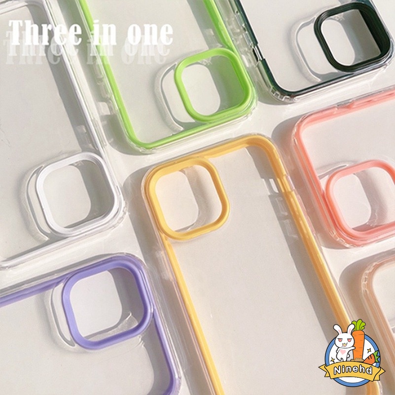 Ốp điện thoại tpu silicon chống va chạm cho samsung galaxy a03s a12 a32 a22 a02s a72 a52 a21s 4g 5g màu trong suốt