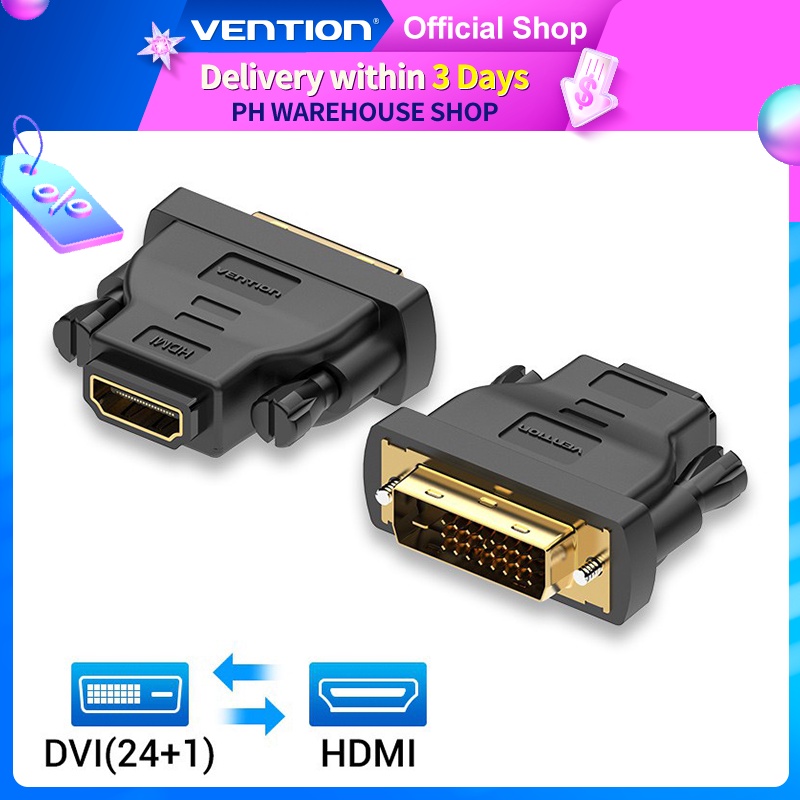 VENTION Bộ Chuyển Đổi dvi Sang dvi 24 plus 1 1080p Chuyên Dụng