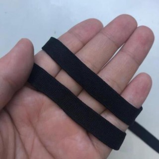 1m dây viền co giãn bản rộng 1f màu xanh dương / đen hàng công ty