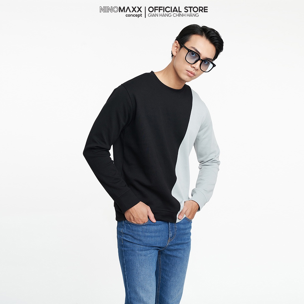 NINOMAXX Áo hoodie Nam tay dài cotton 2204001