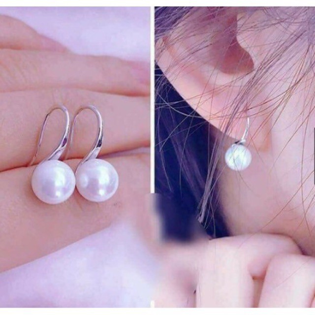 Bông Tai bạc 925 cho nữ móc câu trai trang sức cao cấp No.93 Jewelry BT075