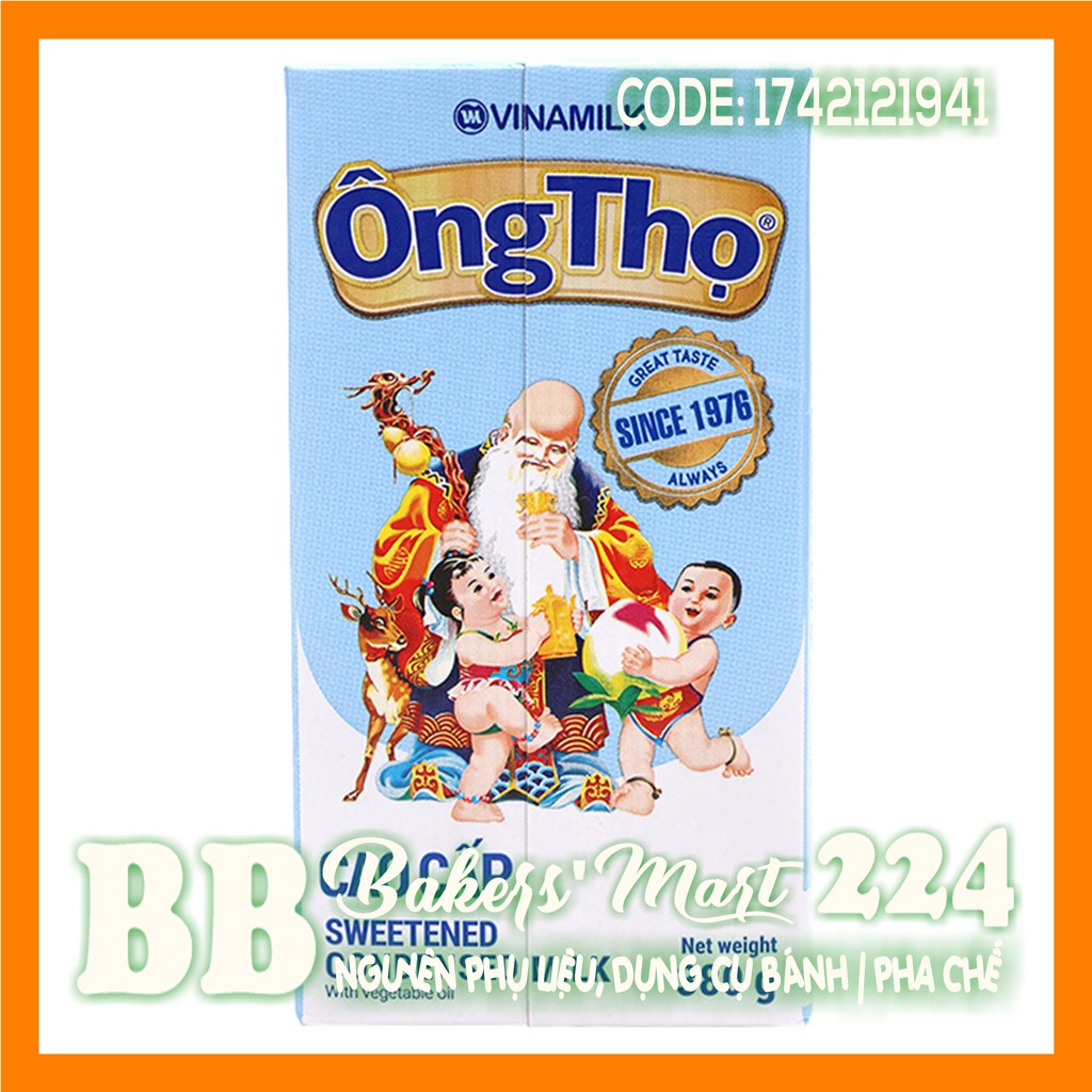 💥 RẺ VÔ ĐỊCH 💥 380gr - Sữa ĐẶC có đường ÔNG THỌ trắng nhãn XANH - Hộp giấy 380gr | BigBuy360 - bigbuy360.vn
