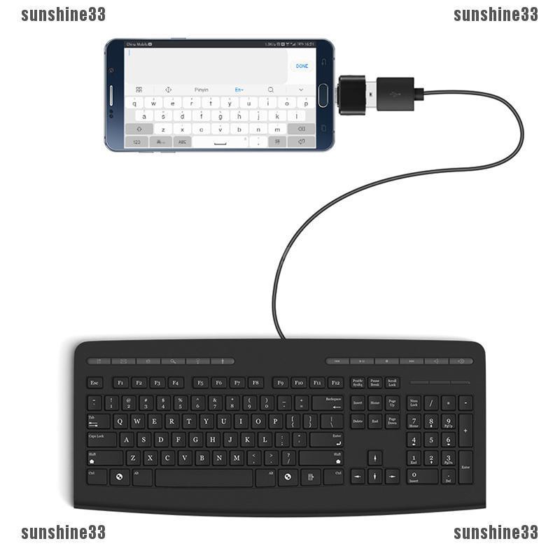 Set 2 Đầu Chuyển Đổi USB Type C Sang USB 2.0 OTG Chuyên Dụng