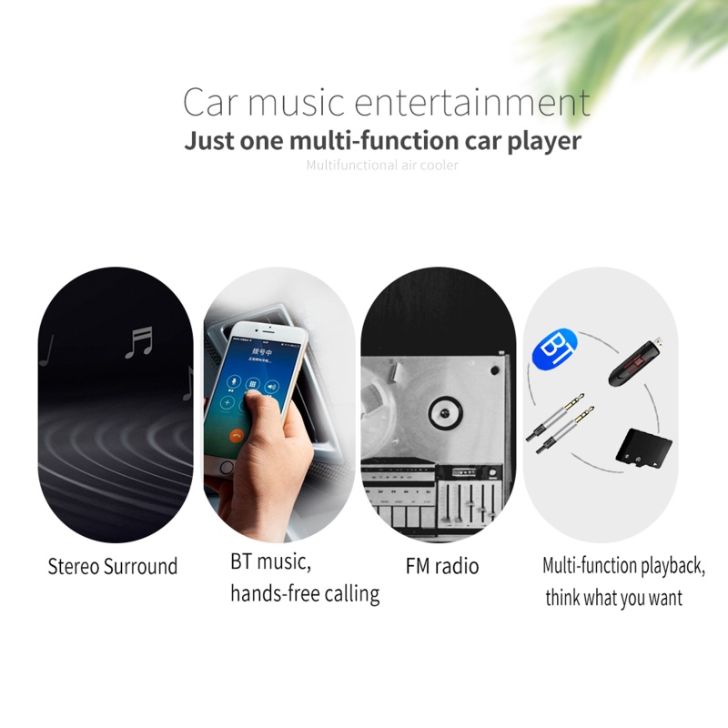 Máy Phát Nhạc MP3 FM Kết Nối Bluetooth Rảnh Tay Cho Xe Hơi