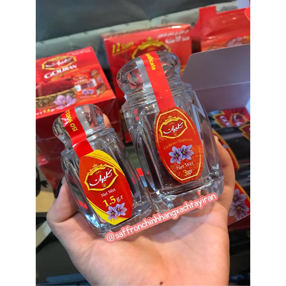 (tặng  kèm quà   )Saffron Negin Iran- Nhụy hoa nghệ tây hàng chuẩn bao giá thị trường (ảnh thật, hàng có sẵn)