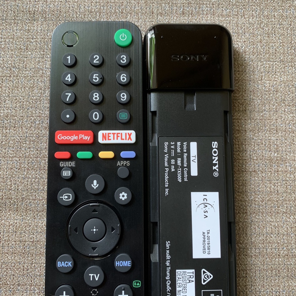 Remote Điều khiển tivi Sony chính hãng 4k giọng nói RMF-TX500P các dòng tv sony TX500U TX500E 43X7500H 55X7500H 65X7500H