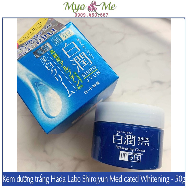 Kem dưỡng trắng da Hada Labo Shirojyun Medicated Whitening 50g