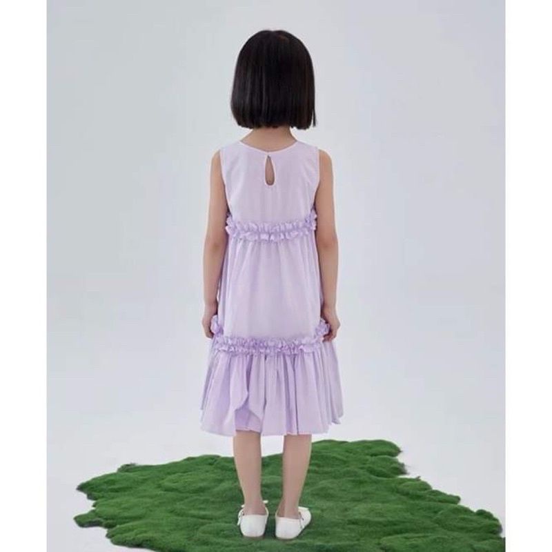 VÁY BABYDOLL SÁT NÁCH MÀU TÌM BÈO TẦNG CHO BÉ GÁI