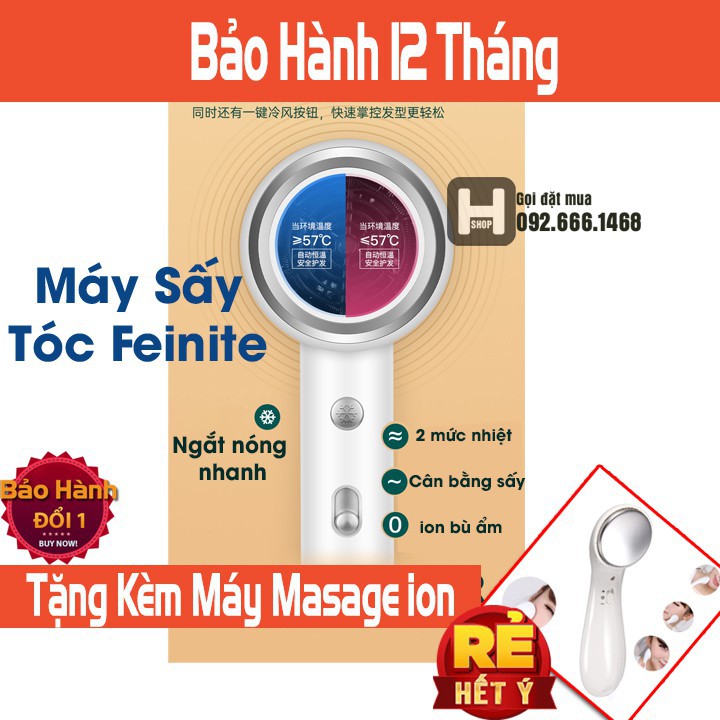 Máy Sấy Tóc 2 Chiều Nóng Lạnh đa chức năng hương thơm Tạo ion cân bằng nhiệt