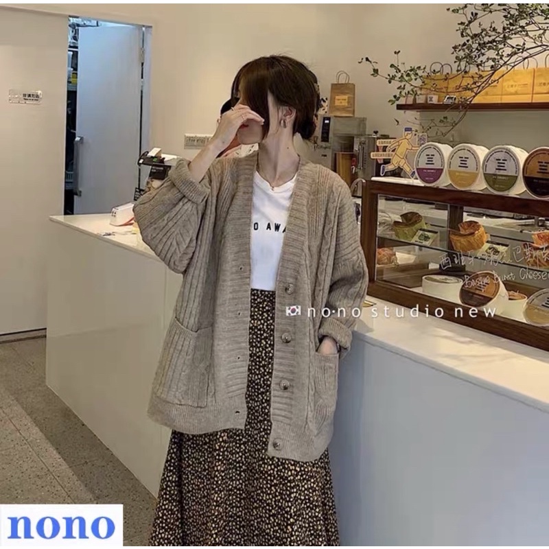 ÁO CARDIGAN LEN VẶN THỪNG GIÁ RẺ