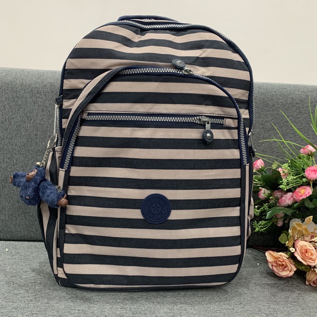 Balo vải đi học, đi làm, đi chơi thời trang cao cấp Kipling 2145. Có ngăn đựng laptop 15in, chất vải trống nước bền đẹp.
