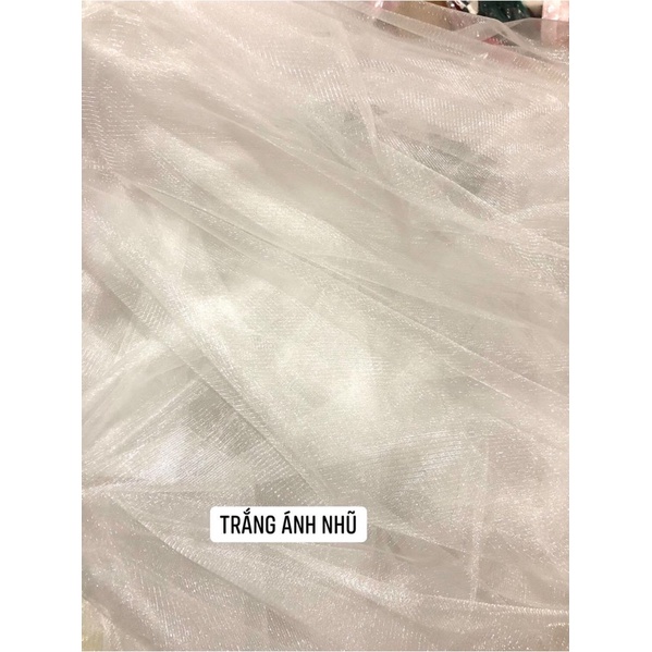 Lưới tutu may váy áo công chúa có dãn nhẹ 2c mềm mịn cực đẹp