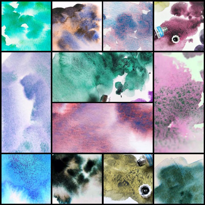 Set màu nước tách lớp Supervision 0.5/1/2ml và set mix tách lớp Paul Rubens, Vangogh Dusk