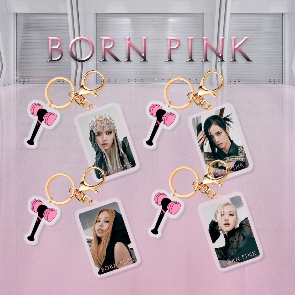 Móc Khóa Nhựa Acrylic In Hình Thành Viên Nhóm Nhạc Blackpink