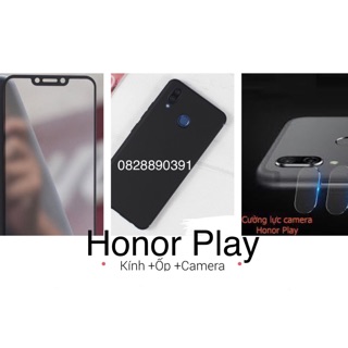 Honor Play [Kính Cường Lực + Ốp Lưng + Camera]