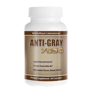 [HÀNG MỸ] Viên uống Hạn chế tóc bạc sớm Anti Gray 7050 (60 Viên)