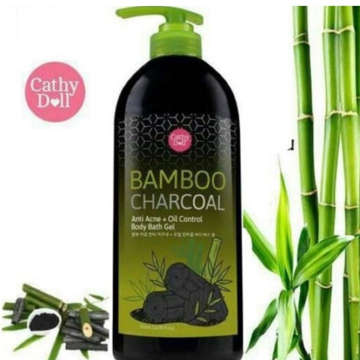 Sữa tắm than tre Cathy Doll Charcoal Bamboo Thái Lan 500ml