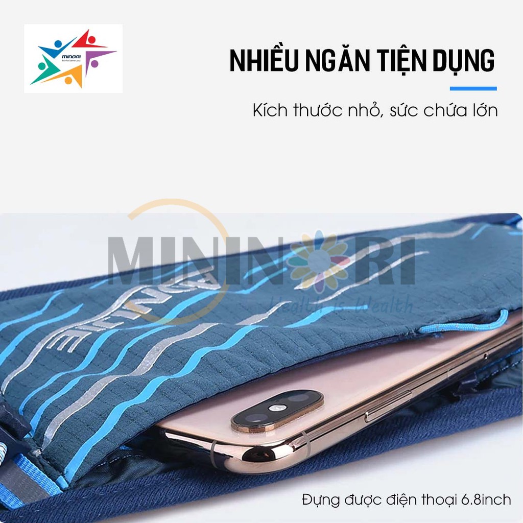 [Mã MINI20k hoàn 10% đơn 199K tối đa 20K xu]Đai Đeo Hông Chạy Bộ Thể Thao Aonijie W8102 - Nhỏ Gọn Đựng Được Bình Nước