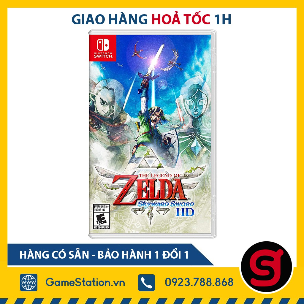 Đĩa Game The Legend of Zelda: Skyward Sword HD - Cho Nintendo Switch