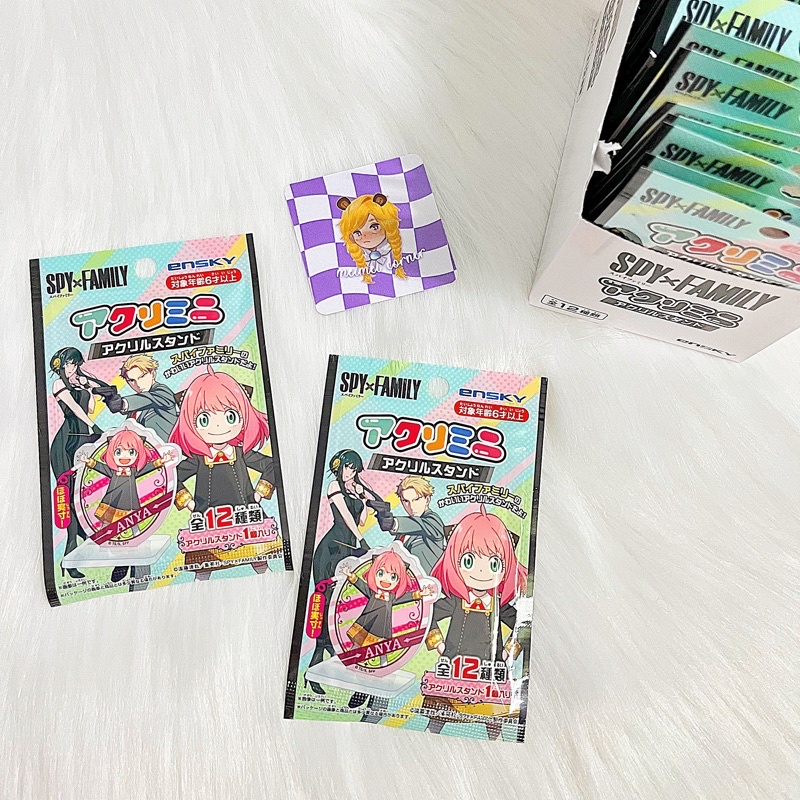 THẺ NHÂN PHẨM MÔ HÌNH MINI SPY X FAMILY