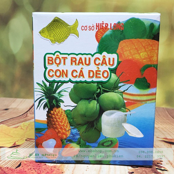 Bột rau câu con cá dẻo Hiệp Long gói 10g