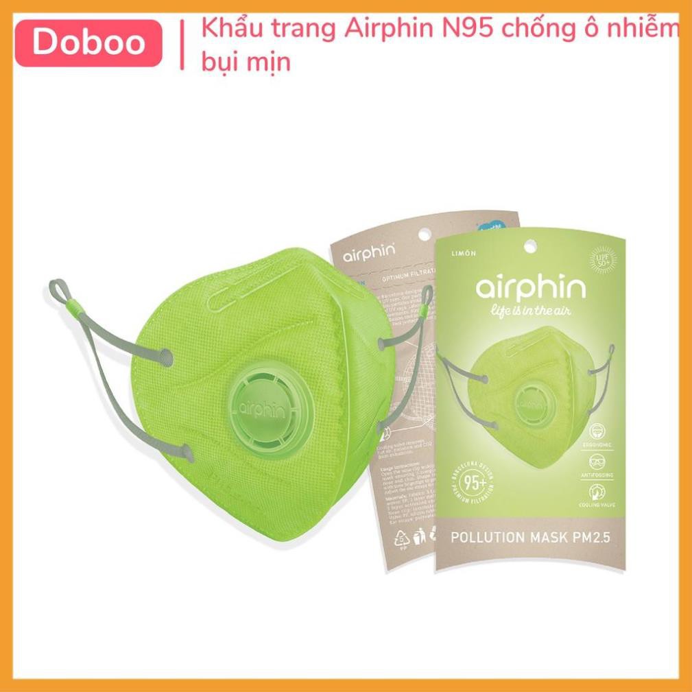 [Xả Kho] Khẩu Trang Airphin Chuẩn N95 Người lớn Chống Ô Nhiễm Bụi Mịn PM 2.5 [Hàng chính hãng] | BigBuy360 - bigbuy360.vn