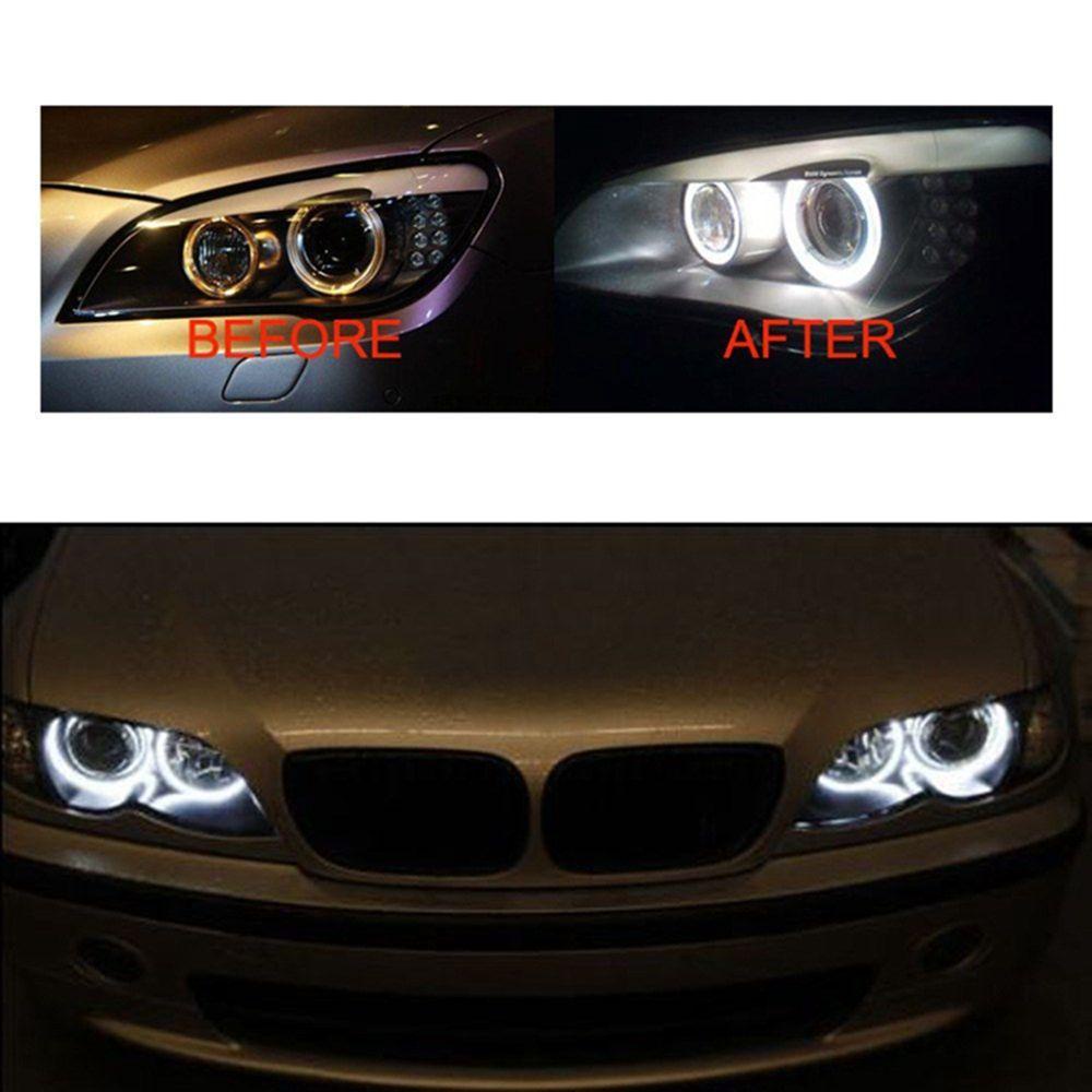 Set 2 Đèn Vòng Halo 5W Ánh Sáng Trắng Dành Cho Xe Ô Tô BMW E39 E53 E60