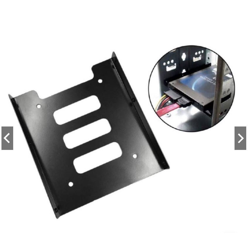 Khay kim loại chuyển ổ cứng HDD/SSD 2.5" sang 3.5" - Loại Tốt