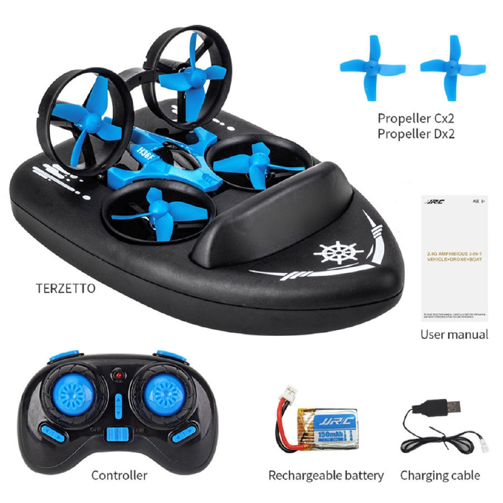 Máy Bay Điều Khiển Từ Xa Jjrc 2.4g 4ch 6 Trục Mini 3d