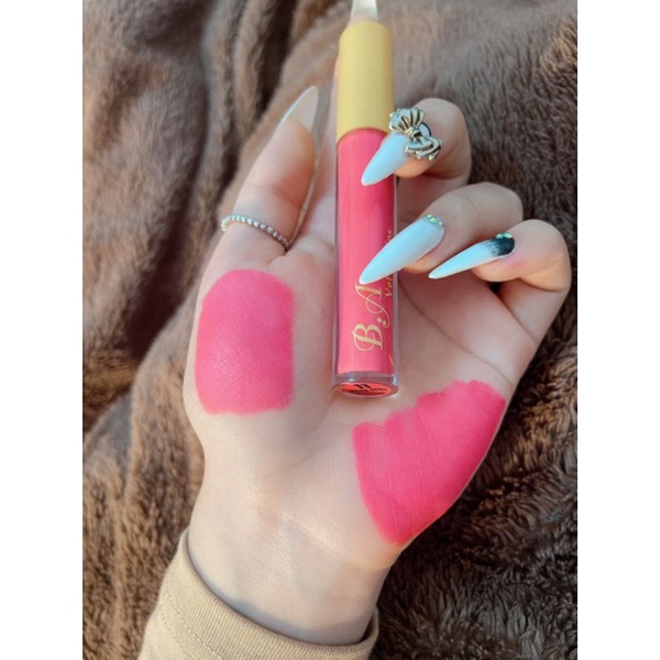 Son nắp vàng  Son kem cao cấp B.A Beauty tặng kèm ủ môi