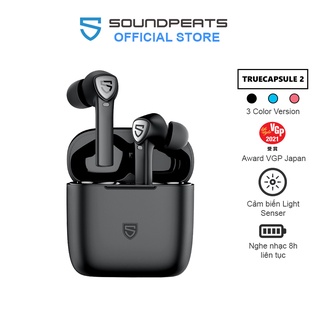 Tai nghe True Wireless Earbuds SoundPEATS TrueCapsule 2 APTX Light Sensing Bluetooth 5.0 -